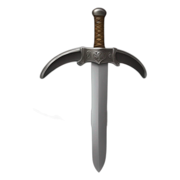 Tête de ouf y sur un sabre sticker