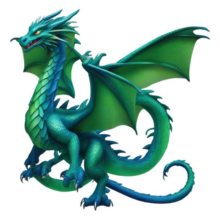 Twin dragons  sticker