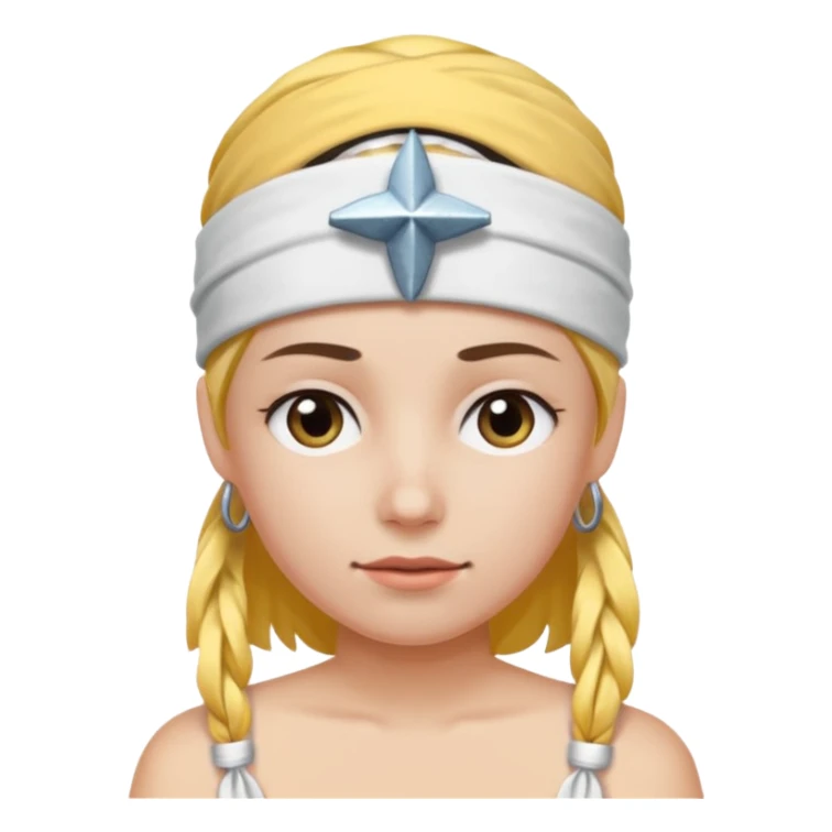 usalt bolt half body with head band,half body,  sticker