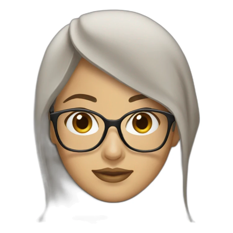 Femme musulmane lunettes sticker