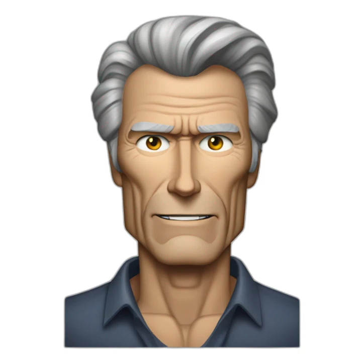 Clint Eastwood cuerpo entero sticker