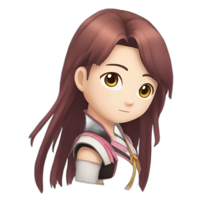 Zenitsu qui embrasse nezuko sticker