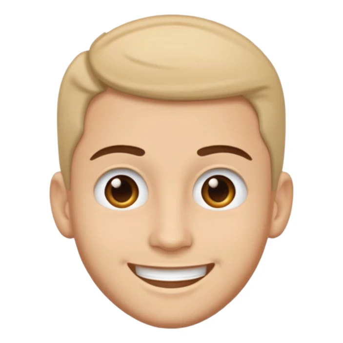 Emoji-style face inspired by Julián Álvarez sticker