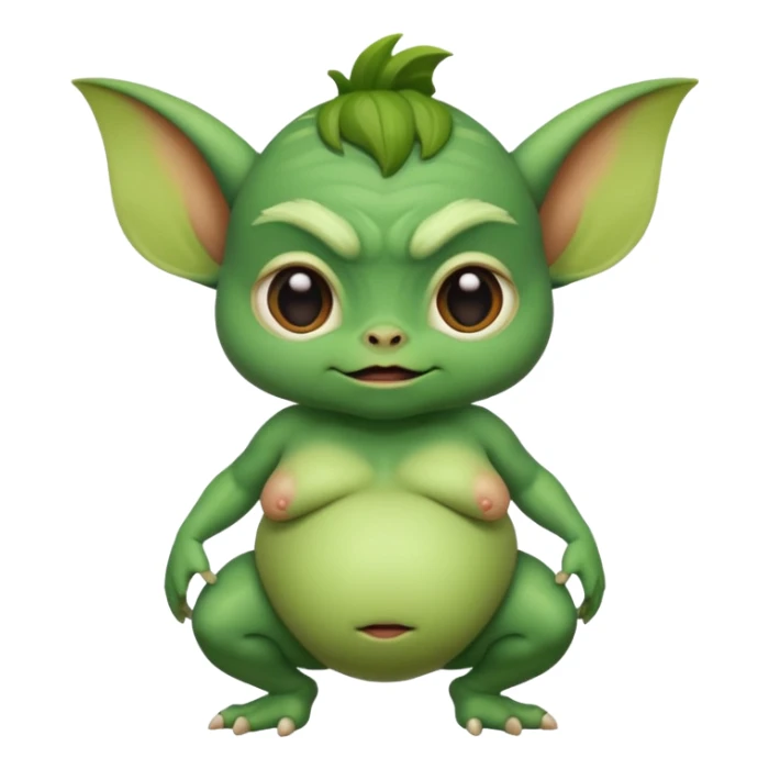 Pregnant pumping gremlins  sticker
