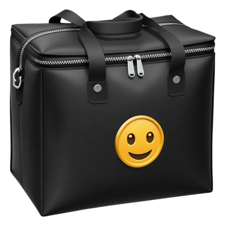 black Thermal Delivery Bags sticker