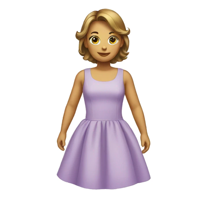 simple dress sticker