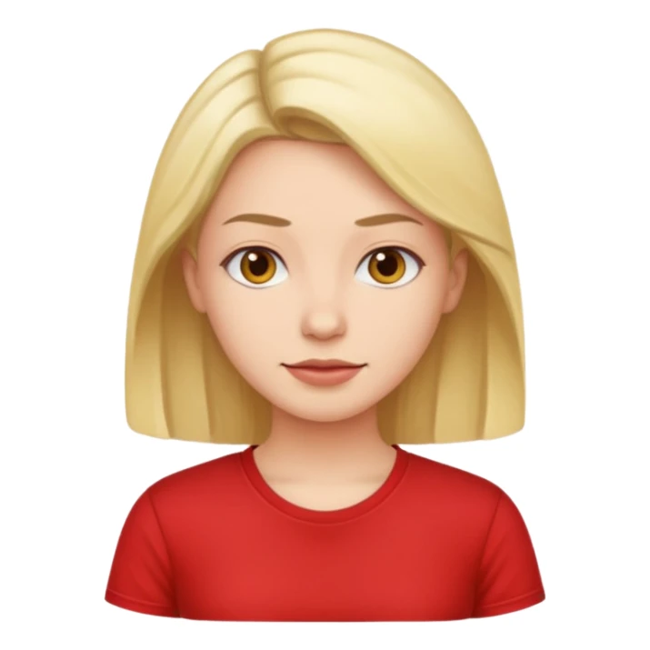 Women's Red T-shirt sticker