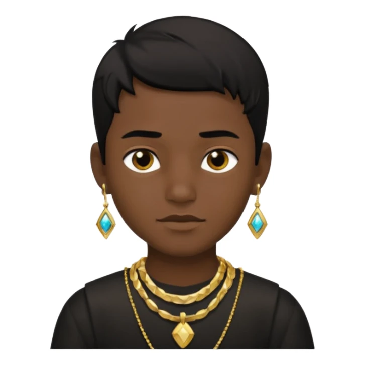 Has un chico con mucha plata y que tenga pelo negro sticker