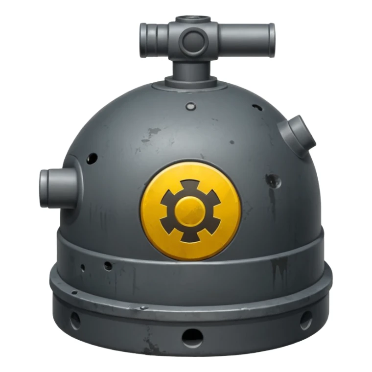 generate a realistic anti-tank mine sticker