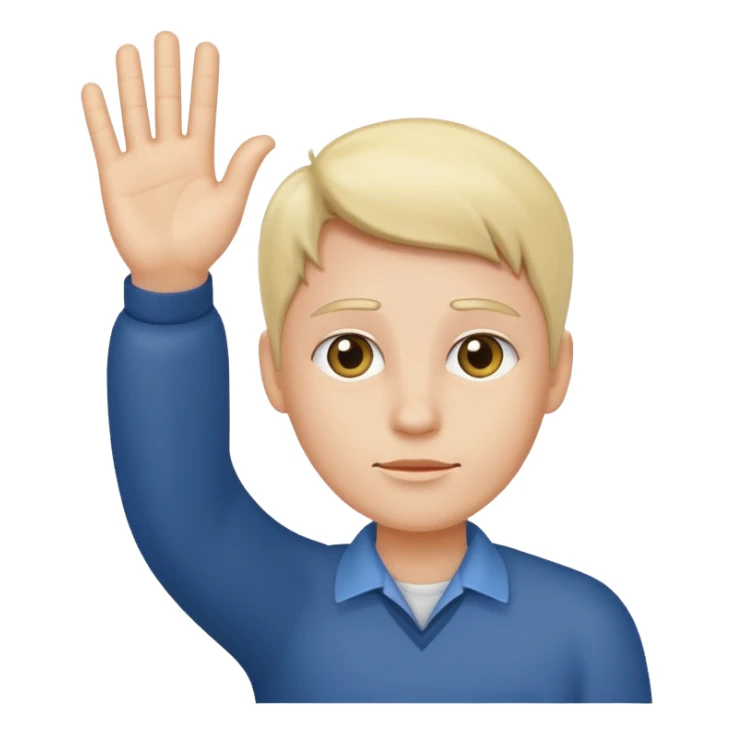  Indifference - lack of interest, concern, or sympathy  - waving hand in a dismissive gesture sticker