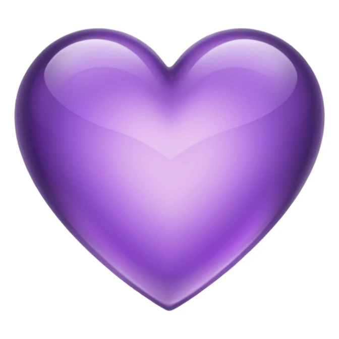 Purple amethyst heart lavender sticker