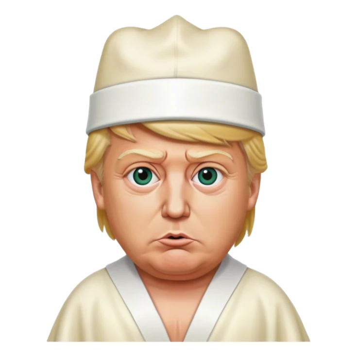 Donald Trump wears circumcision outfit sticker