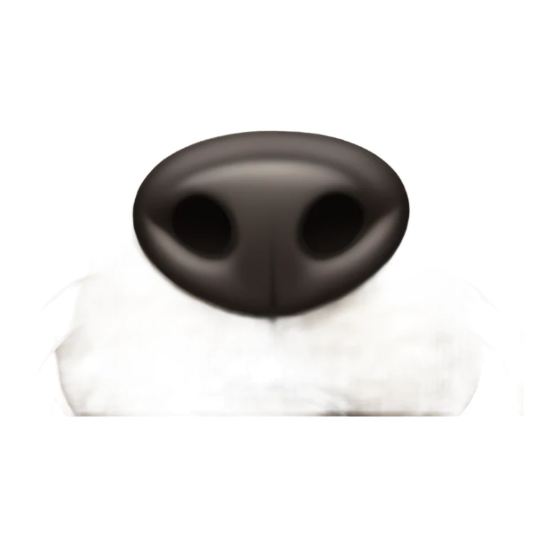 Dog with one black spot over eye and ear sticker