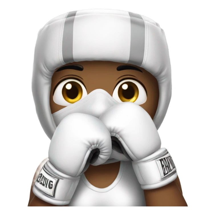 Can i have a girl that is boxing with white gloves sticker