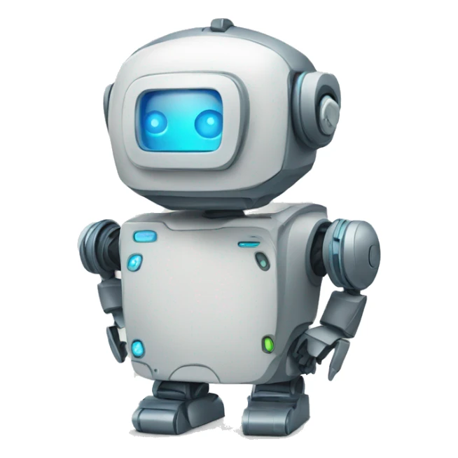 Cybersafety robo-mascot sticker