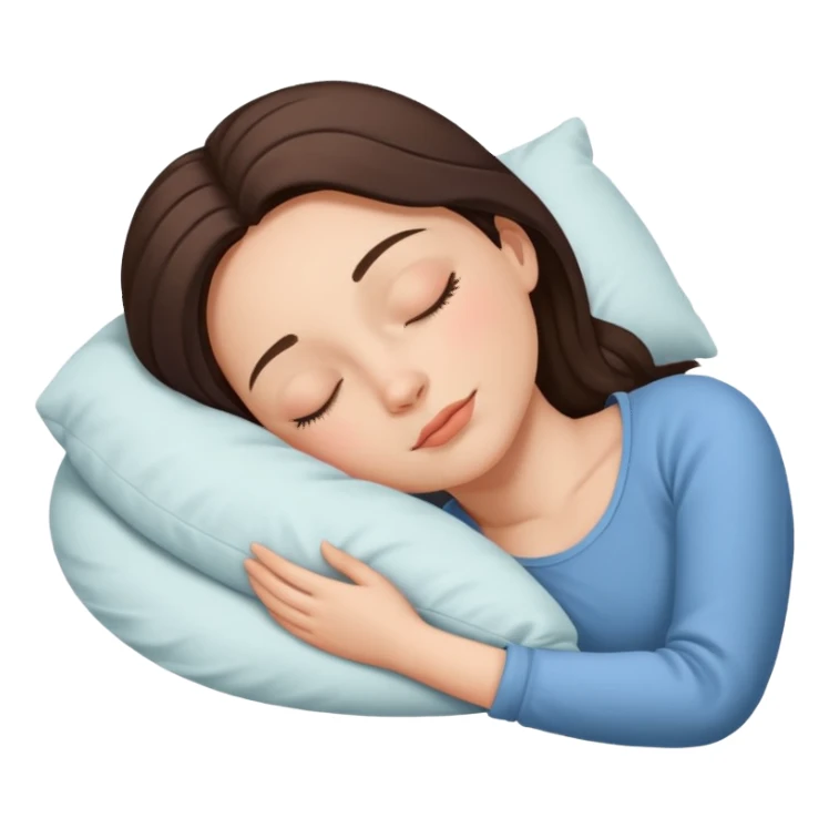 Emotionally deep, intuitive, sometimes escapist — but the best person to cry, create, and dream with. woman sleeping and dreaming  sticker