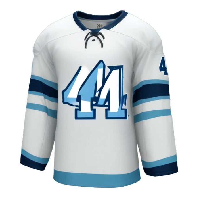 University of Maine Hockey Jersey with number 44 sticker