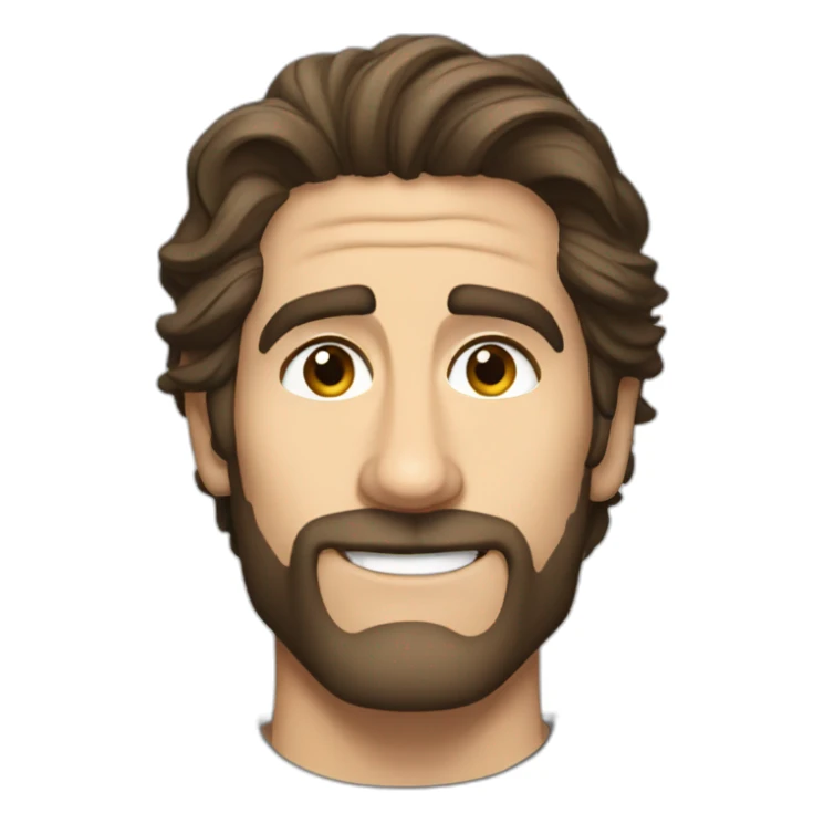 jake gyllenhaal cartoon wearing tee sticker