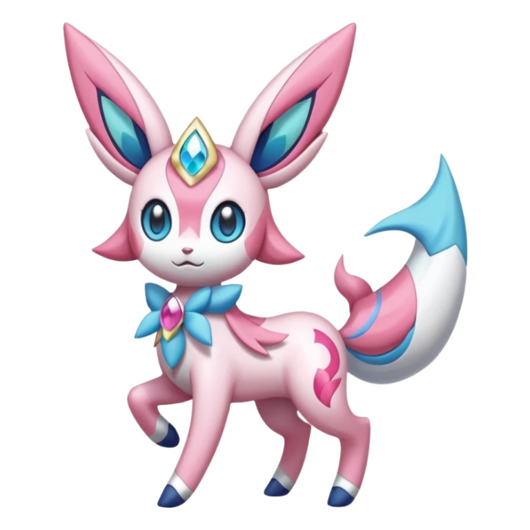 Palkia-Diancie-Sylveon-Jirachi-Meloetta-fusion  sticker