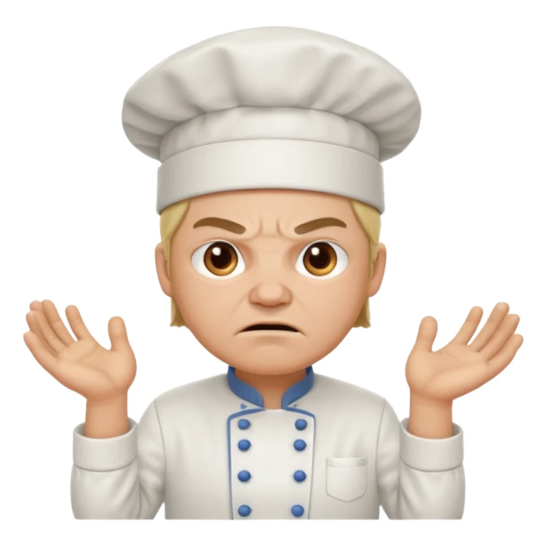 Cocinero enojado sticker