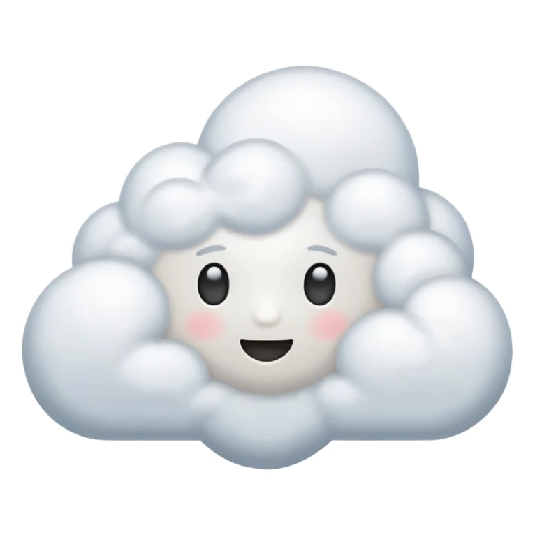 Create a powder emoji sticker