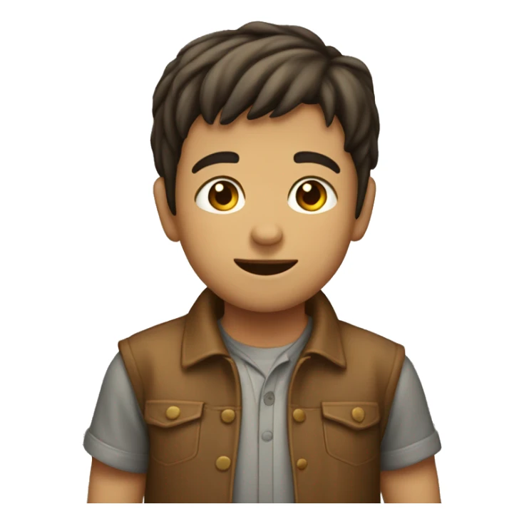 Niño haciendo una chilena  sticker