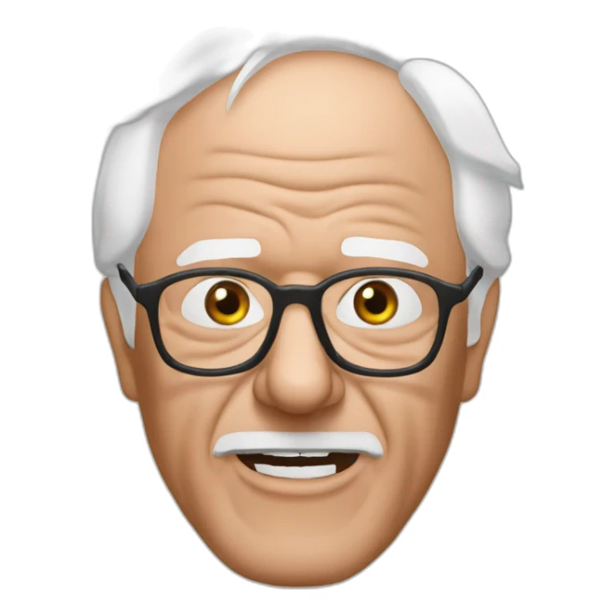 bernie sanders mouth mask sticker