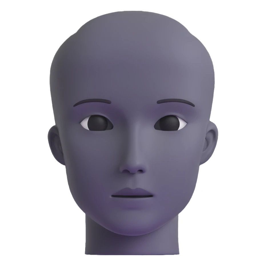 grey human silhouette frontal view with no facial features, no face, no eyes, no nose, no mouth, simple outline sticker