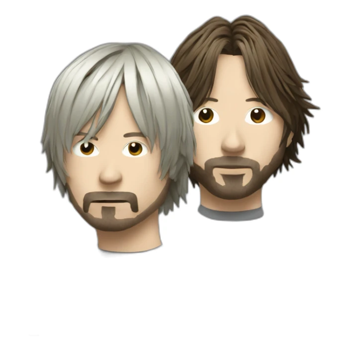 thom-yorke-and-jonny-greenwood sticker