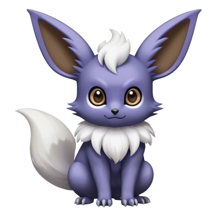 Cool Cute Kawaii Noibat-Eevee-Absol-Eevee-Pokemon Full Body  sticker