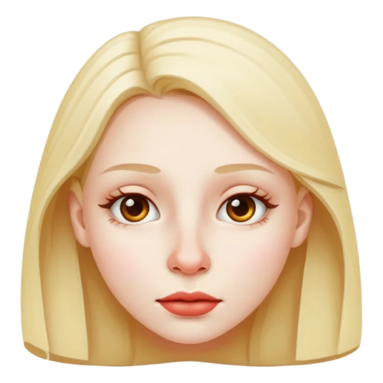 Girl in a nose sticker