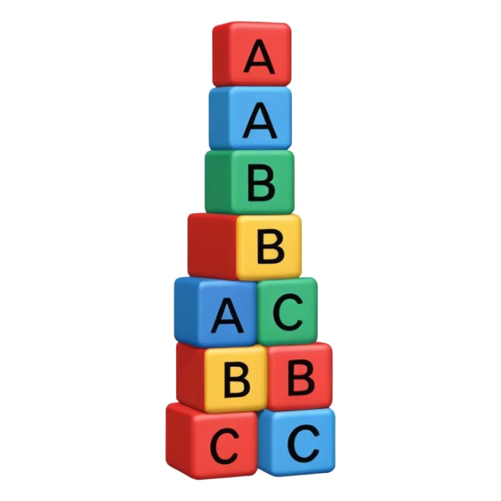 Abc sticker