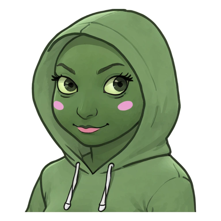 Ballerina cappuccino with a hoodie sticker