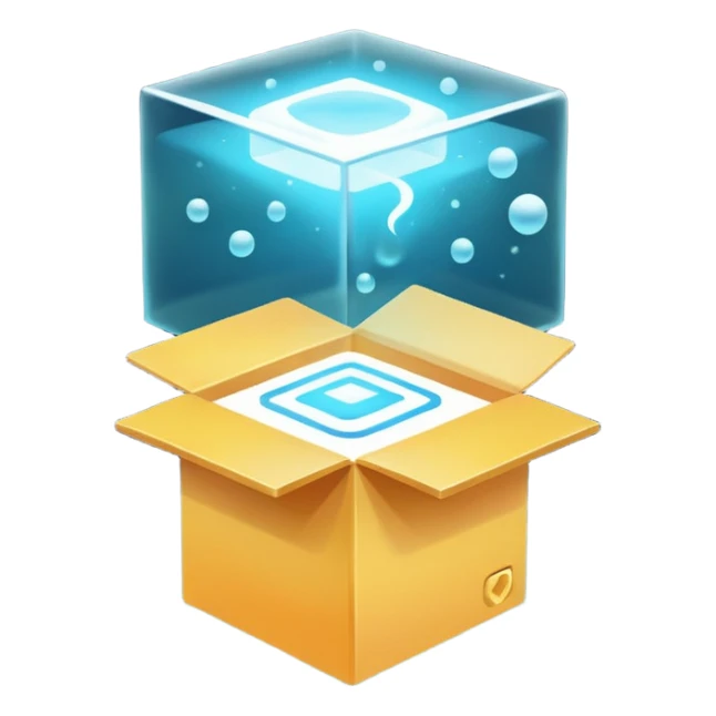 a thought that is outside of a box sticker