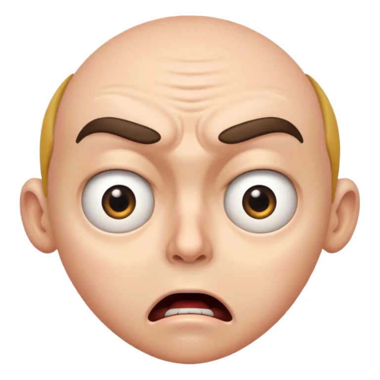 a face with expression saying that they were shock and agree sticker