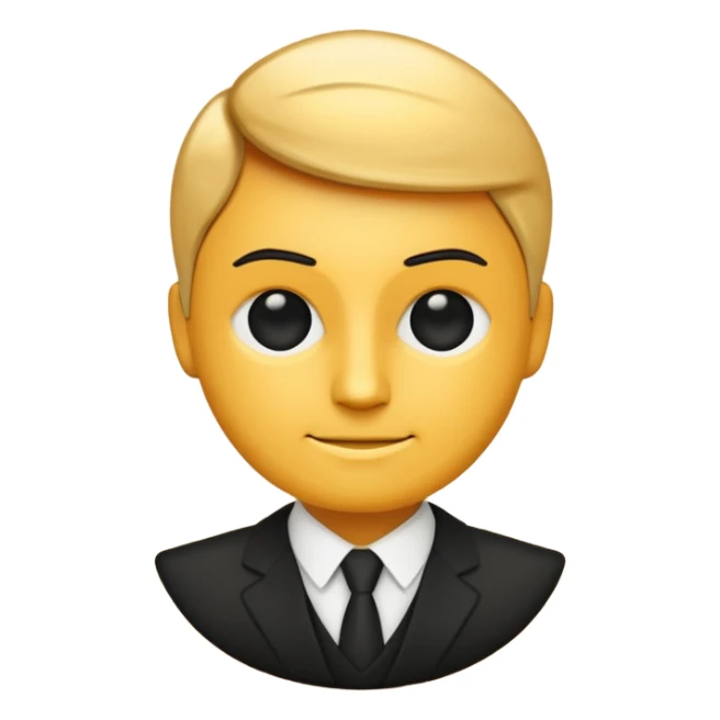 create a founder mode emoji to show how to be a manager, not a human. no a human or robot, more about the idea of a founder in the abstract. 

 sticker