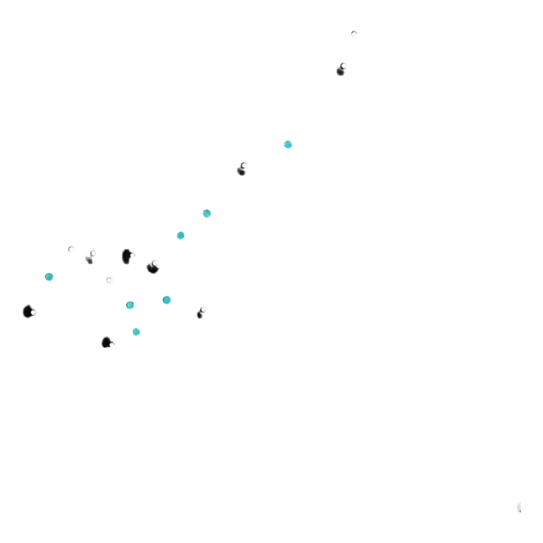 group of three AI-style sparkles arranged together, each sparkle containing a different fabric pattern, clean design sticker