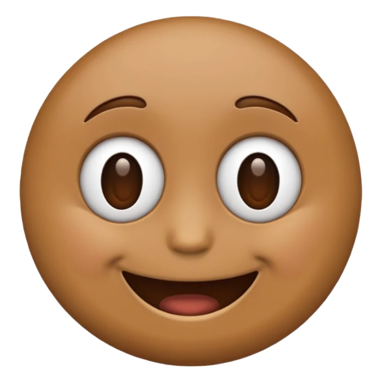 brown emojis sticker