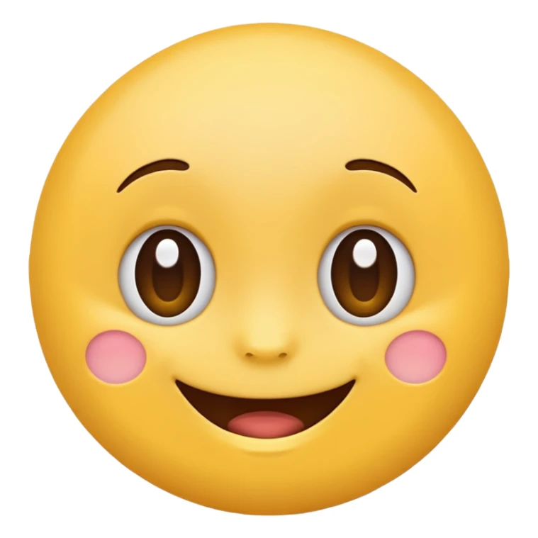 Cute emoji hii very cutie 😊 sticker