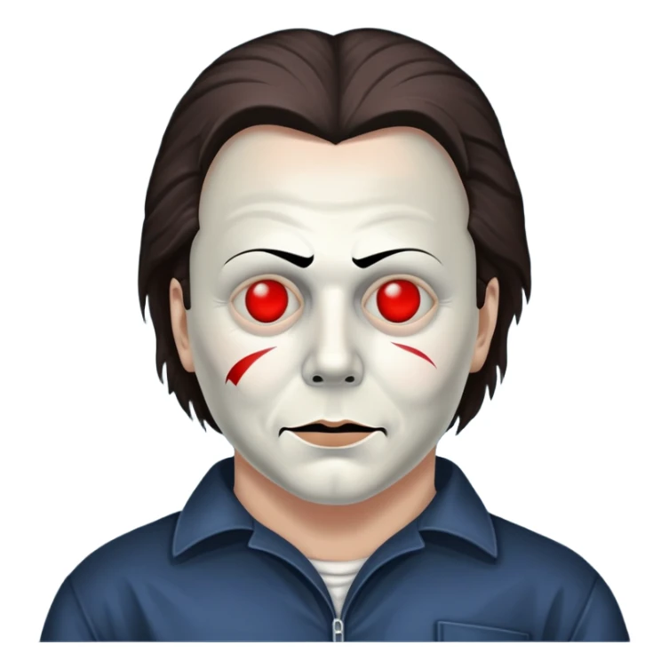Micheal Myers’s heart eyes  sticker