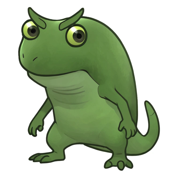 Colorful fantasy Fakémon-Creature (full body)  sticker