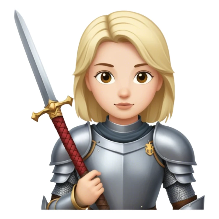 Female knights, female power sticker