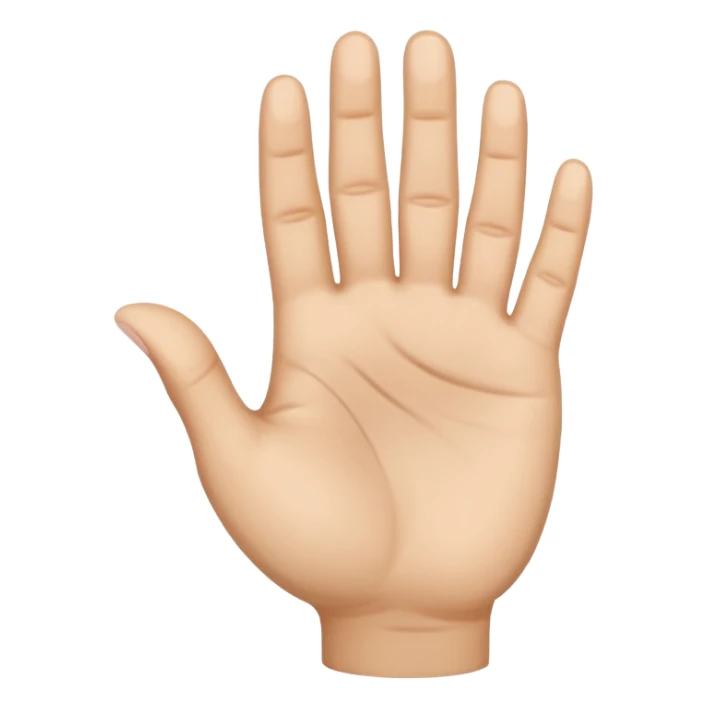 The Arabic hand gesture of “Khod” sticker