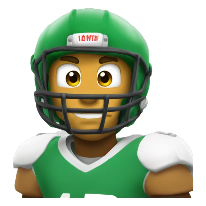 Bowser in football pads sticker