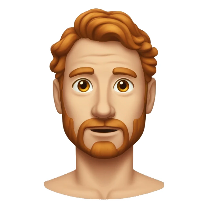 Homme roux farfadet malicieux sticker