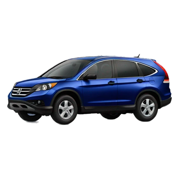 Dark blue car Honda crv sticker