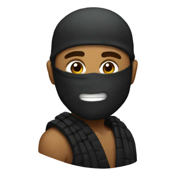 Ninja with a low taper fade sticker