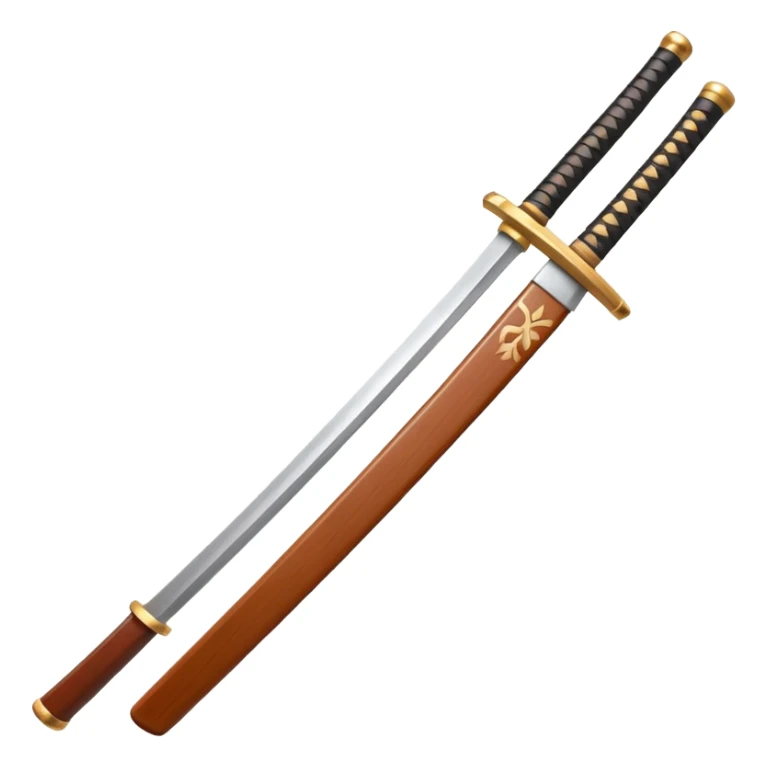 samurai training wooden sword object icon, traditional bokken, smooth polished wood, katana shape, simple guard, 3D cartoon, mobile game icon style, centered, clean background, soft shadow, no text, no watermark
 sticker