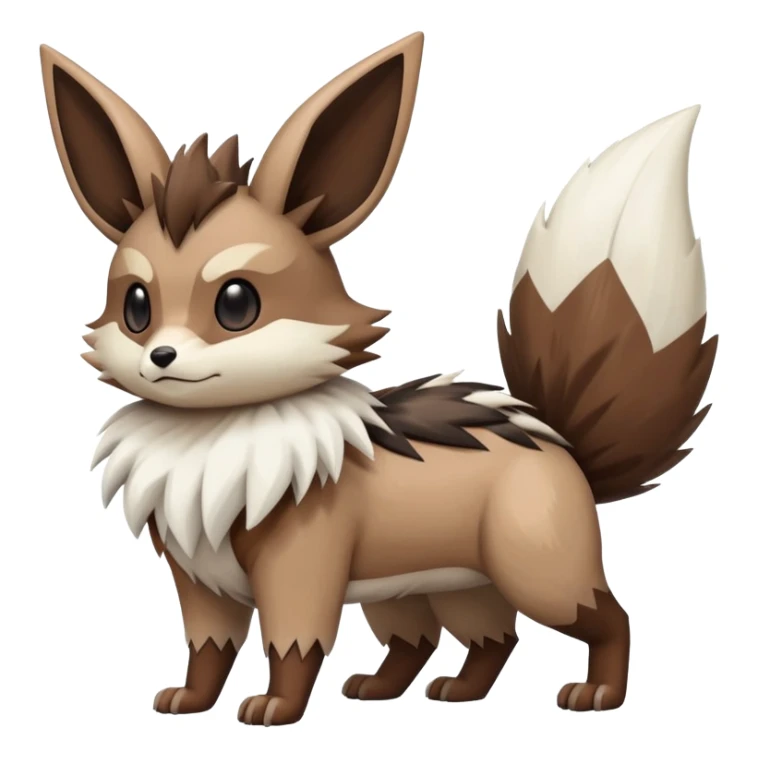  Eevee-Zigzagoon-Furret-Linoone-Hybrid (Full body) sticker