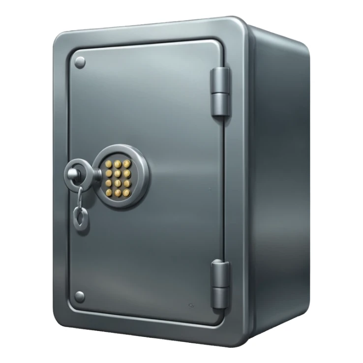 Locked bank vault sticker